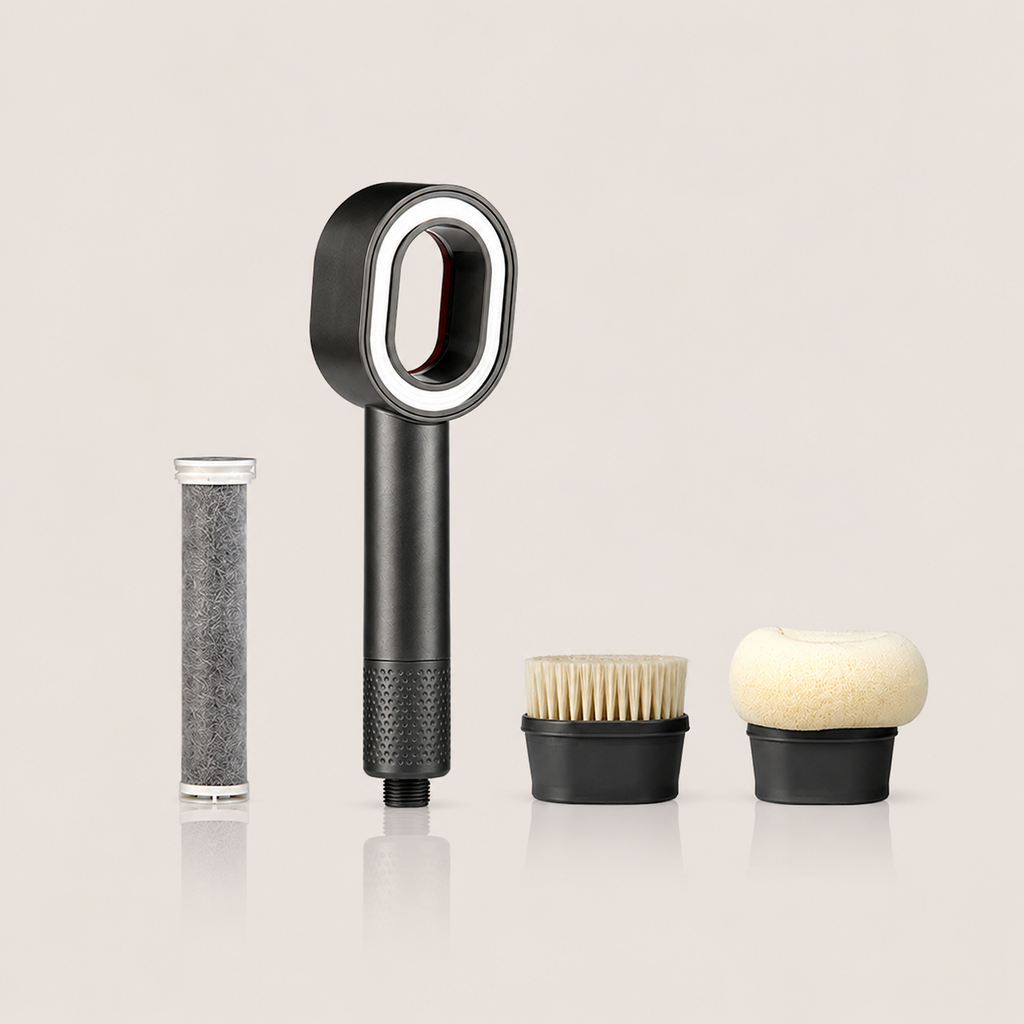 Soffione Doccia 2.0 Grigio - Filtro + Accessori