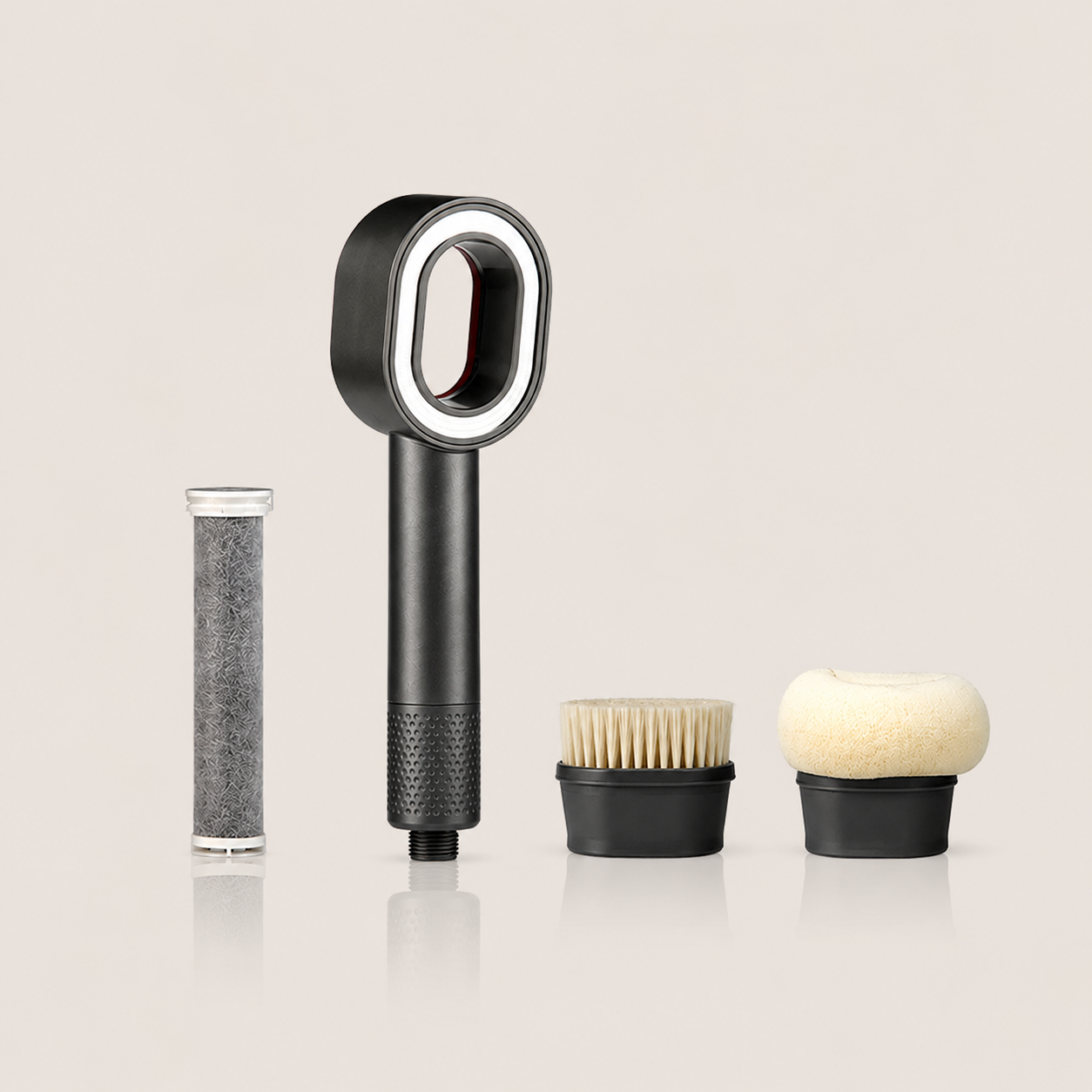 Soffione Doccia 2.0 Grigio - Filtro + Accessori