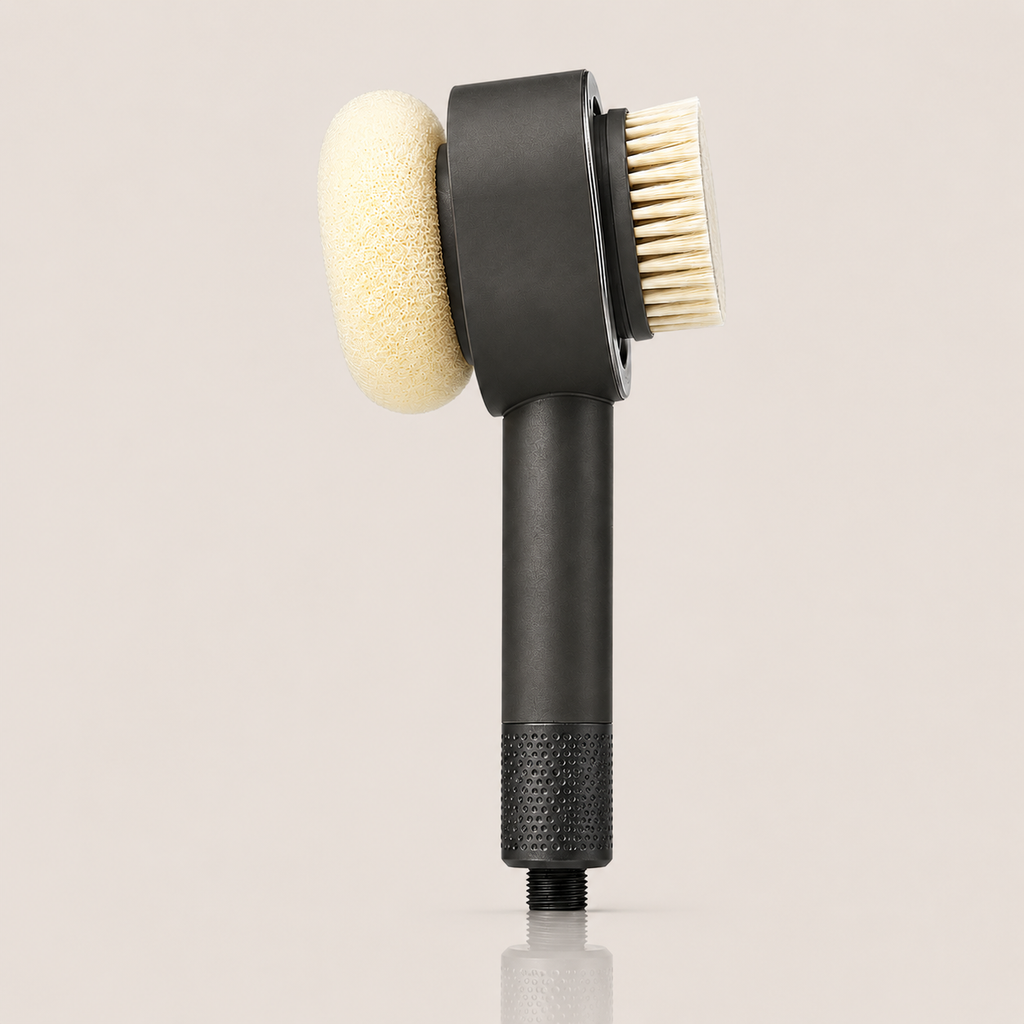 Accessori Spazzola + Spugna Grigio