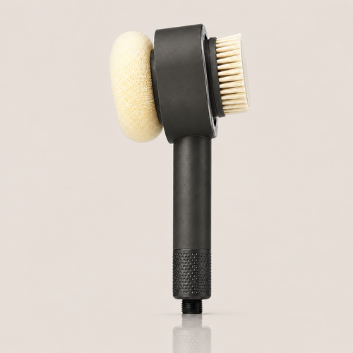 Accessori Spazzola + Spugna Grigio