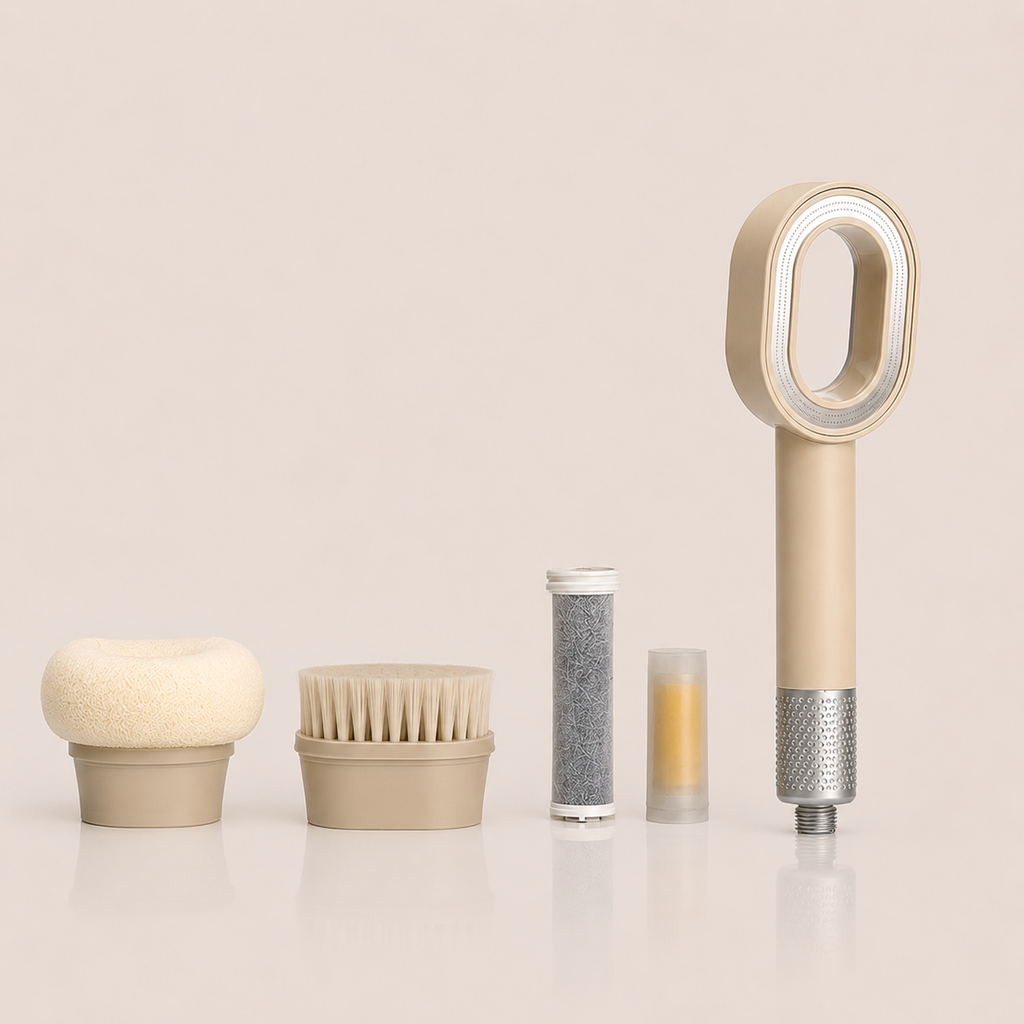 Soffione Doccia 2.0 Beige - Set Completo
