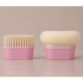 Accessori Spazzola + Spugna Rosa