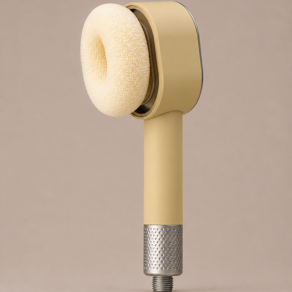 Accessori Spazola + Spugna Beige